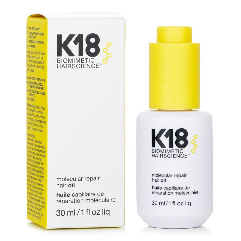 K18 Molecular Repair Hair Oil 30ml/1oz - K18 | Available at In Sync Hair & Body Works, Fort Lauderdale, FL