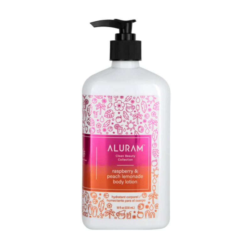 Aluram Raspberry & Peach Lemonade Body Lotion 18oz - Aluram | Available at In Sync Hair & Body Works, Fort Lauderdale, FL