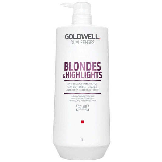 Goldwell DualSenses Blonde & Highlights Anti-Yellow Conditioner - Goldwell | Available at In Sync Hair & Body Works, Fort Lauderdale, FL