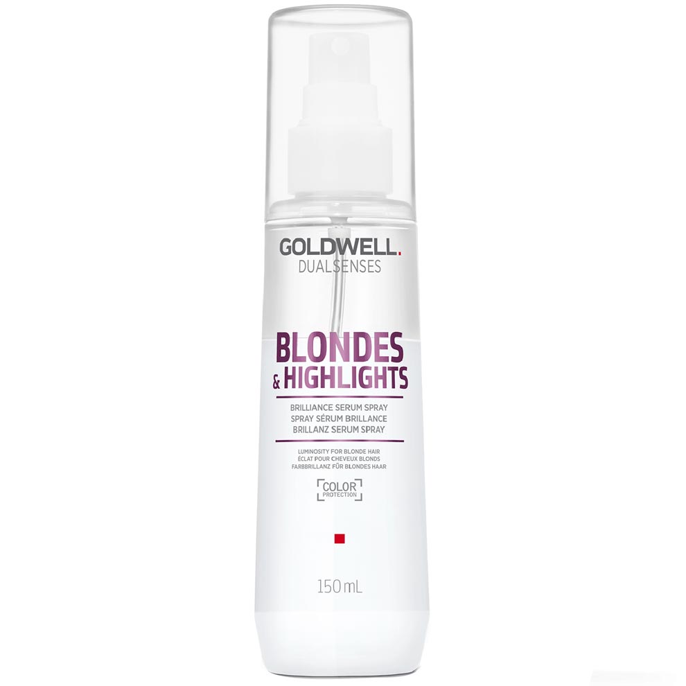Goldwell DualSenses Blonde & Highlights Brillance Serum Spray 5oz - Goldwell | Available at In Sync Hair & Body Works, Fort Lauderdale, FL
