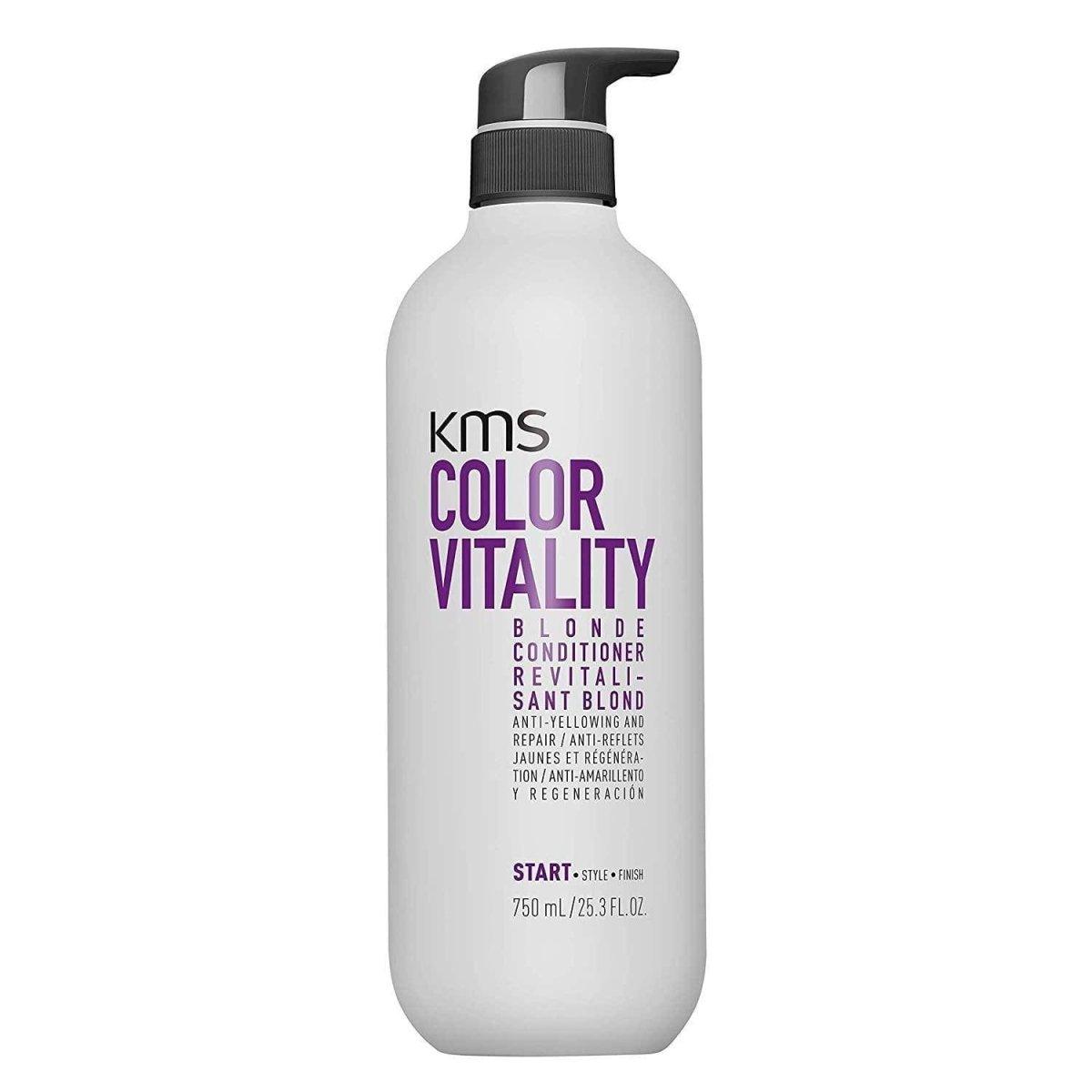 KMS ColorVitality Blonde Conditioner 25.3 oz - KMS | Available at In Sync Hair & Body Works, Fort Lauderdale, FL