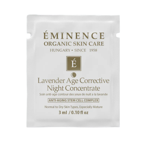 Lavender Age Corrective Night Concentrate Card Sample
