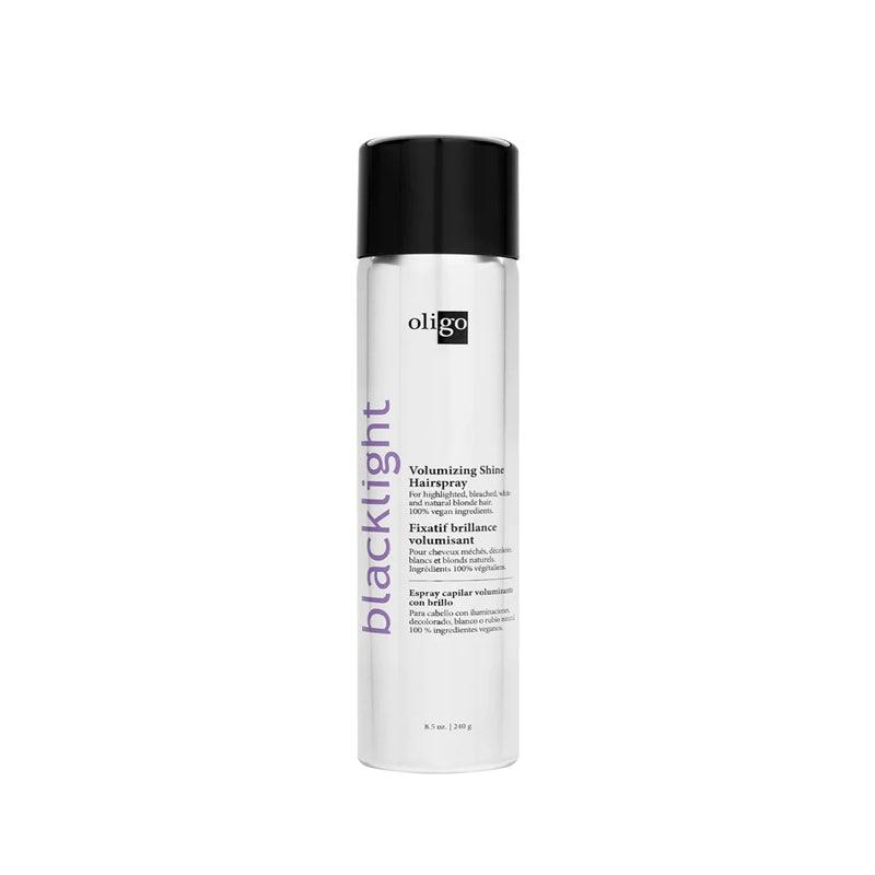 Oligo Blacklight Volumizing Shine Hairspray 8.5oz - Oligo | Available at In Sync Hair & Body Works, Fort Lauderdale, FL