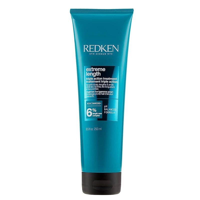 Redken Extreme Length Triple Action Treatment Mask 8.5 oz - Redken | Available at In Sync Hair & Body Works, Fort Lauderdale, FL