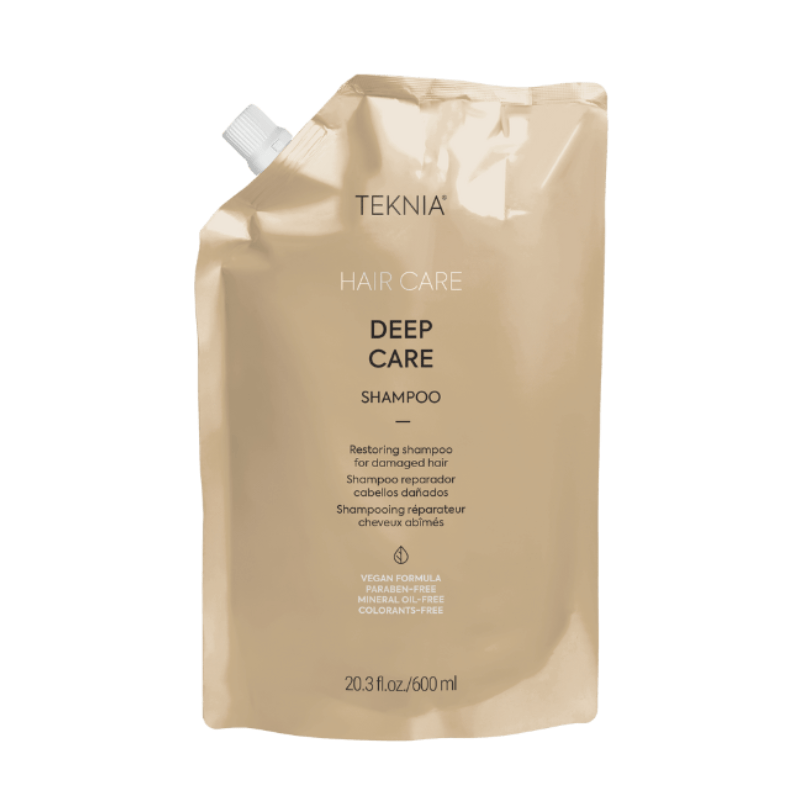 Lakme Deep Care Shampoo 20.3oz Refill Pouch - Lakme | Available at In Sync Hair & Body Works, Fort Lauderdale, FL