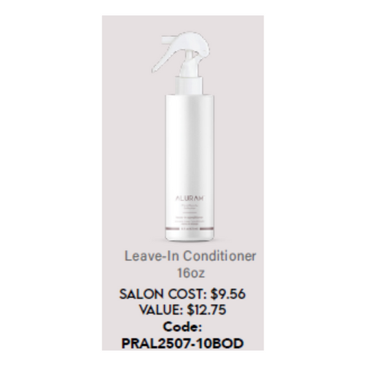 Aluram 25% OFF Backbar Promotion - Leave-in Conditioner 16oz