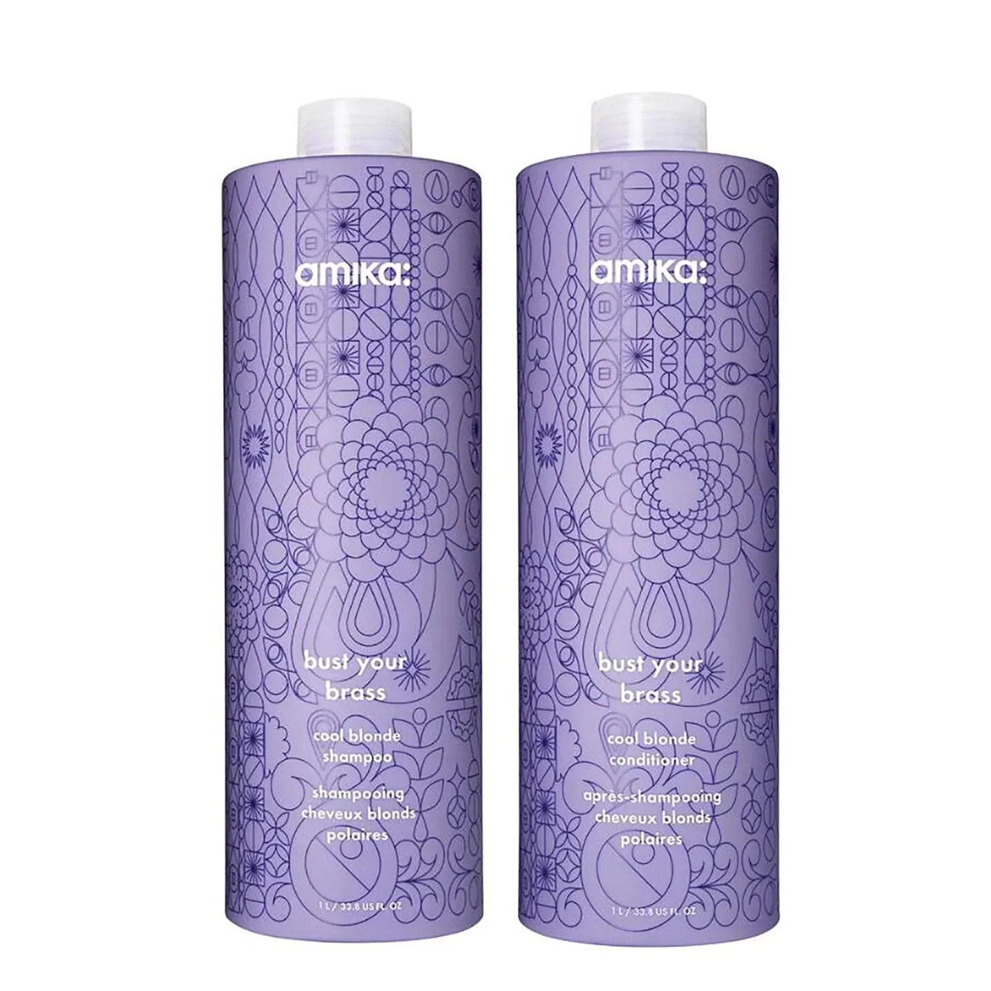 Amika Bust Your Brass Cool Blonde Repair Conditioner - Amika | Available at In Sync Hair & Body Works, Fort Lauderdale, FL