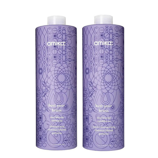 Amika Bust Your Brass Cool Blonde Repair Conditioner - Amika | Available at In Sync Hair & Body Works, Fort Lauderdale, FL