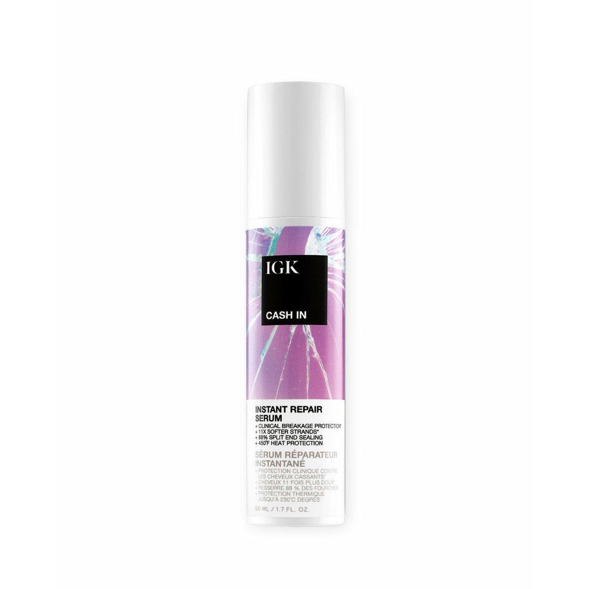IGK Cash In Instant Repair Serum 1.5 oz - IGK Hair | Available at In Sync Hair & Body Works, Fort Lauderdale, FL