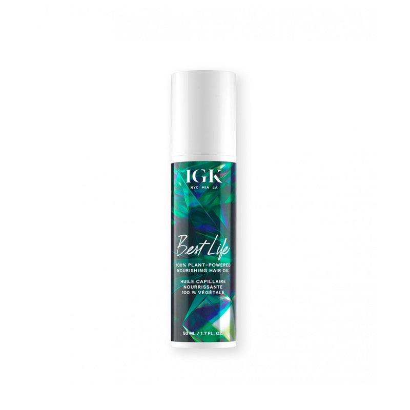IGK Best Life 100% Plant-Powered Nourishing Hair Oil 1.4oz - IGK Hair | Available at In Sync Hair & Body Works, Fort Lauderdale, FL