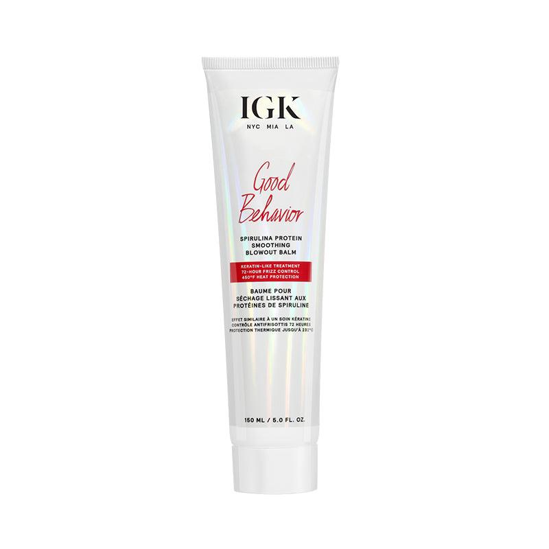 IGK GOOD BEHAVIOR Protein Smoothing Blowout Balm 5oz - IGK Hair | Available at In Sync Hair & Body Works, Fort Lauderdale, FL