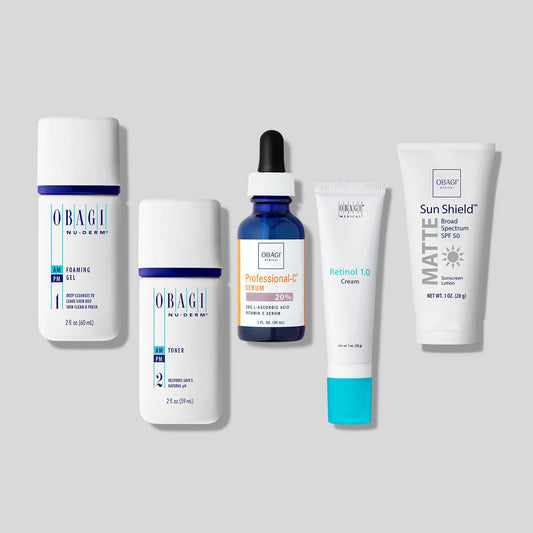 Obagi Back to Basic Set (Serum 20%) - Obagi | Available at In Sync Hair & Body Works, Fort Lauderdale, FL