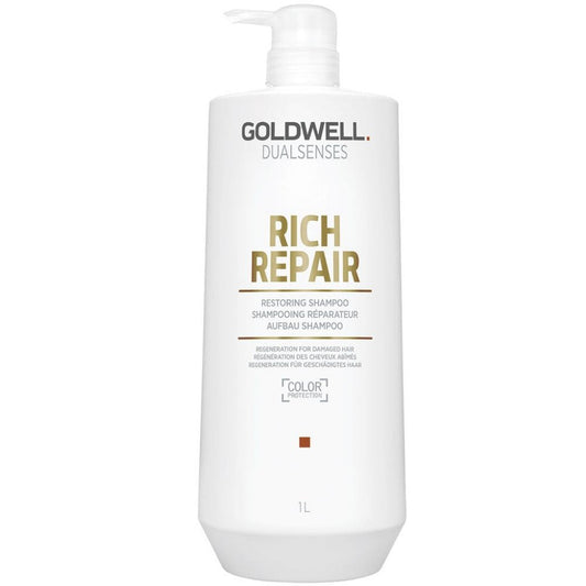 Goldwell DualSenses Rich Repair Restoring Shampoo - Goldwell | Available at In Sync Hair & Body Works, Fort Lauderdale, FL