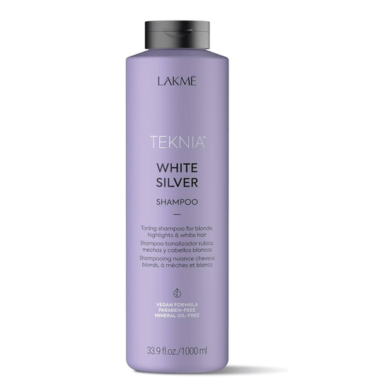 Lakme Teknia White Silver Shampoo - Lakme | Available at In Sync Hair & Body Works, Fort Lauderdale, FL