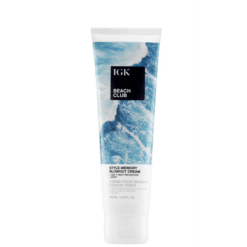 IGK BEACH CLUB Style-Memory Blowout Cream 4.5oz - IGK Hair | Available at In Sync Hair & Body Works, Fort Lauderdale, FL