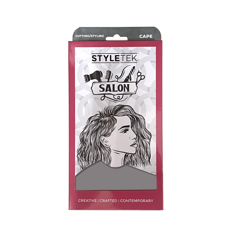 Styletek Solid Gray Cape 45x6 - Styletek | Available at In Sync Hair & Body Works, Fort Lauderdale, FL