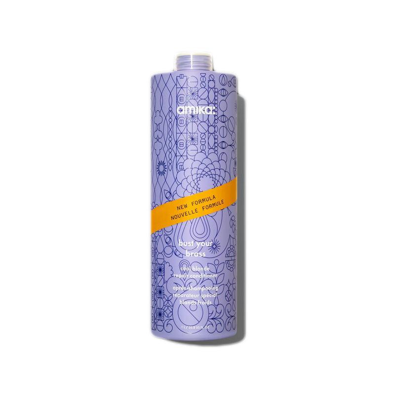 Amika Bust Your Brass Cool Blonde Repair Conditioner - Amika | Available at In Sync Hair & Body Works, Fort Lauderdale, FL
