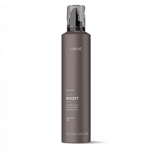 Lakme K Finish BOOST Flexible Mousse 10.1oz - Lakme | Available at In Sync Hair & Body Works, Fort Lauderdale, FL