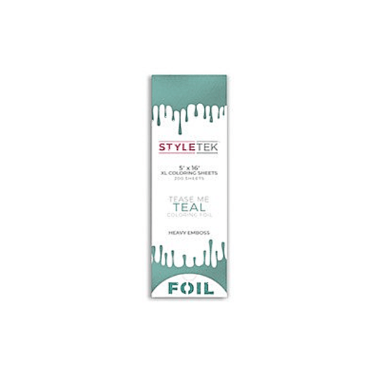 Styletek Tease Me Teal Balayage XL Sheets 200ct 5x16 - Styletek | Available at In Sync Hair & Body Works, Fort Lauderdale, FL