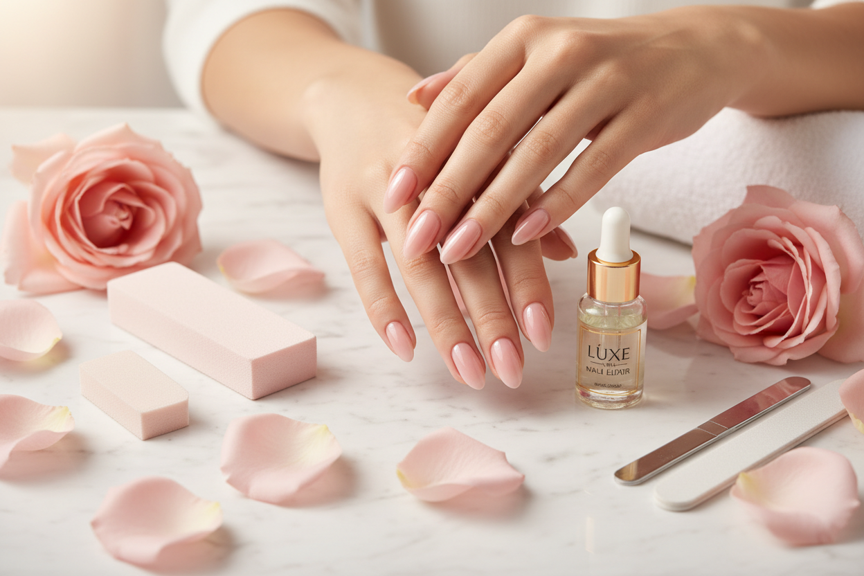 Manicure service at In Sync Hair & Body Works, Fort Lauderdale, FL