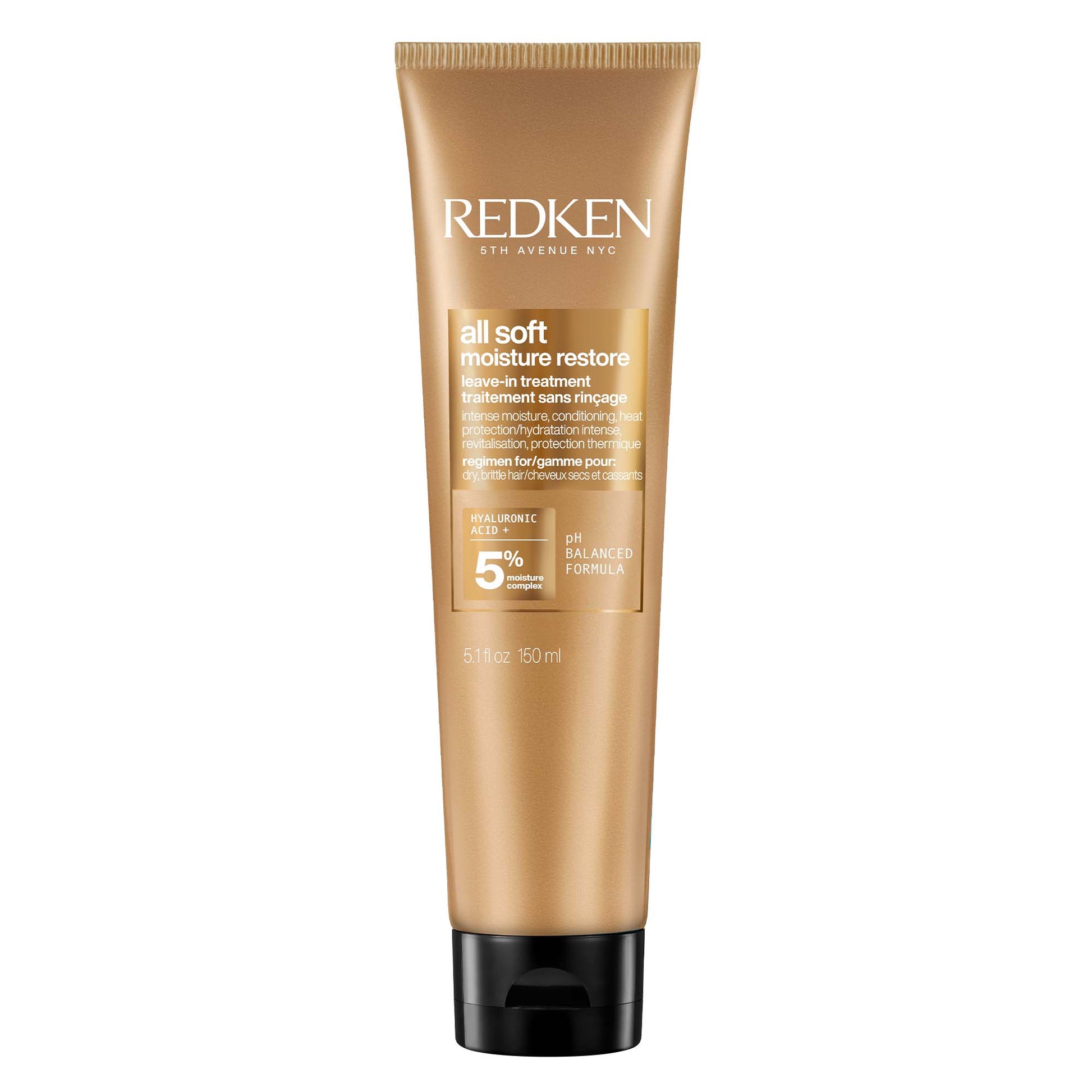 Redken All Soft Moisture Restore Leave-In Treatment 5.1 oz - Redken | Available at In Sync Hair & Body Works, Fort Lauderdale, FL