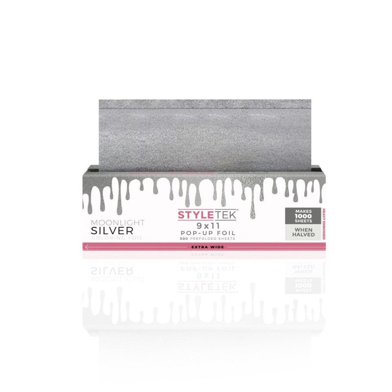 Styletek Moonlight Silver Smooth Foil 9 x 11 - Styletek | Available at In Sync Hair & Body Works, Fort Lauderdale, FL