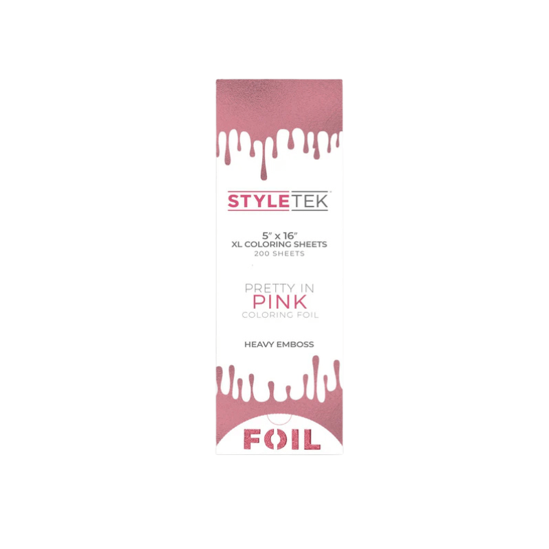 Styletek Pretty In Pink Balayage XL Sheets 200ct 5x16 - Styletek | Available at In Sync Hair & Body Works, Fort Lauderdale, FL