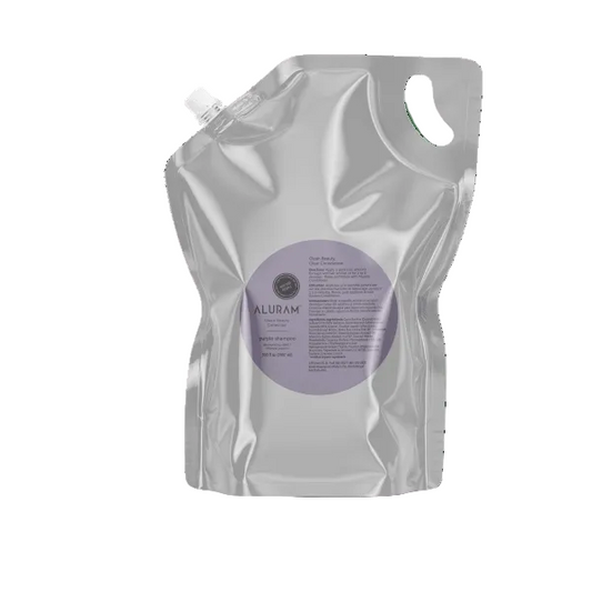 Aluram Purple Shampoo Pouch 100oz - Aluram | Available at In Sync Hair & Body Works, Fort Lauderdale, FL